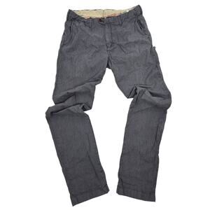 Scotch & Soda Jagger Pinstripe Mens 33x34 Straight Pants Cotton Coastal Preppy